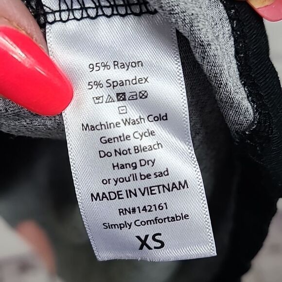 LuLaRoe IRMA Tee Orange Polka Dot High Low Tunic T-Shirt Short Sleeve Knit Top - Picture 5 of 7